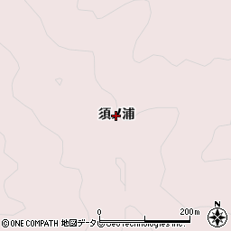 高知県須崎市浦ノ内（須ノ浦）周辺の地図