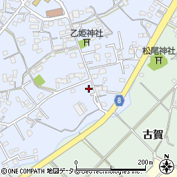 福岡県朝倉市頓田157周辺の地図