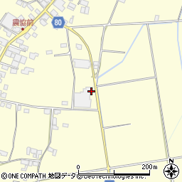 福岡県朝倉市三奈木648-1周辺の地図