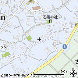 福岡県朝倉市頓田176周辺の地図