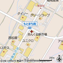 株式会社あんくるふじや　甘木店周辺の地図