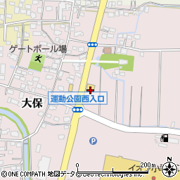 はま寿司小郡大保店周辺の地図