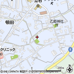 福岡県朝倉市頓田203周辺の地図