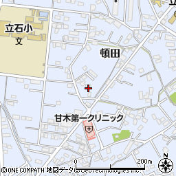 福岡県朝倉市頓田518周辺の地図