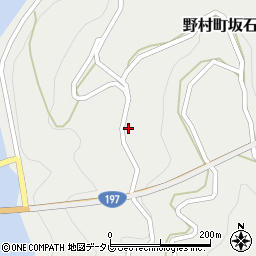 愛媛県西予市野村町坂石632周辺の地図