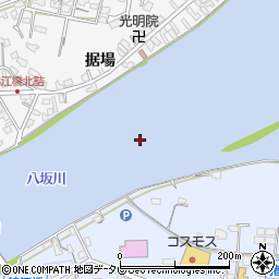 八坂川周辺の地図