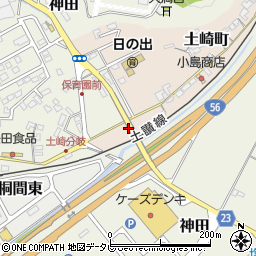 高知県須崎市土崎町4周辺の地図