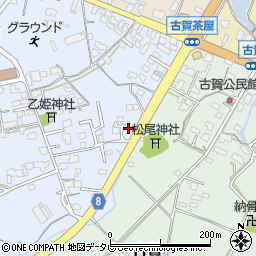 福岡県朝倉市頓田24周辺の地図