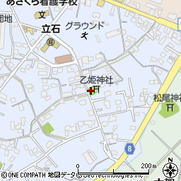福岡県朝倉市頓田83周辺の地図