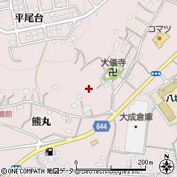 大分県杵築市八坂友清2590周辺の地図