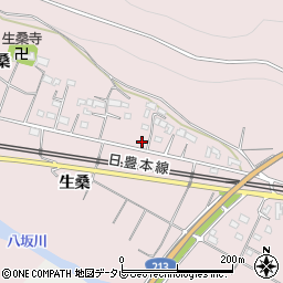 大分県杵築市八坂1614-1周辺の地図