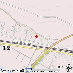 大分県杵築市八坂1594-1周辺の地図