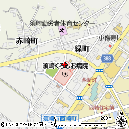 高知県須崎市緑町周辺の地図
