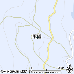 愛媛県西宇和郡伊方町平礒周辺の地図