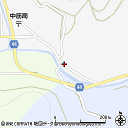 愛媛県西予市野村町高瀬691周辺の地図