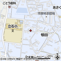 福岡県朝倉市頓田430周辺の地図
