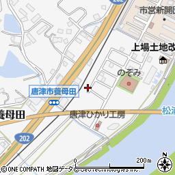 佐賀県唐津市養母田518周辺の地図