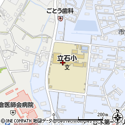 朝倉市立　立石小学校周辺の地図