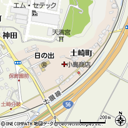 高知県須崎市土崎町周辺の地図
