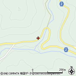 愛媛県西予市城川町窪野3935周辺の地図