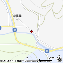 愛媛県西予市野村町高瀬713周辺の地図
