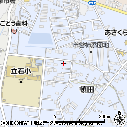 福岡県朝倉市頓田419周辺の地図