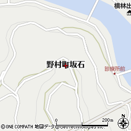 愛媛県西予市野村町坂石周辺の地図