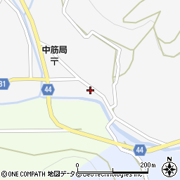 愛媛県西予市野村町高瀬725周辺の地図