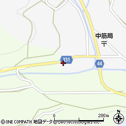 愛媛県西予市野村町高瀬4078周辺の地図