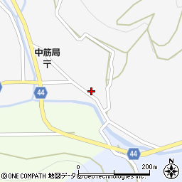 愛媛県西予市野村町高瀬721周辺の地図