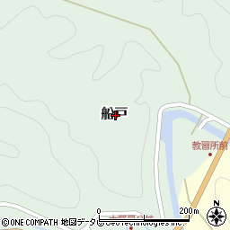高知県高岡郡津野町船戸周辺の地図
