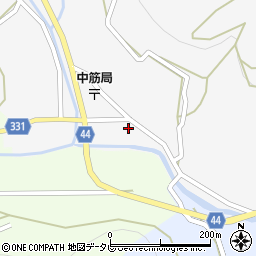 愛媛県西予市野村町高瀬740周辺の地図