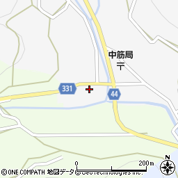 愛媛県西予市野村町高瀬4110周辺の地図