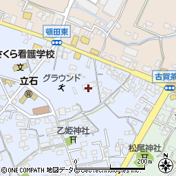 福岡県朝倉市頓田46周辺の地図