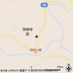 佐賀県神埼市脊振町服巻田中990周辺の地図