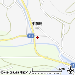 愛媛県西予市野村町高瀬767周辺の地図