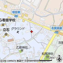福岡県朝倉市頓田13周辺の地図