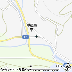 愛媛県西予市野村町高瀬756周辺の地図