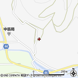 愛媛県西予市野村町高瀬834周辺の地図