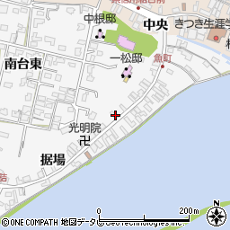 大分県杵築市南杵築魚町55-1周辺の地図