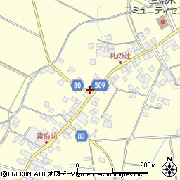 福岡県朝倉市三奈木4230-1周辺の地図
