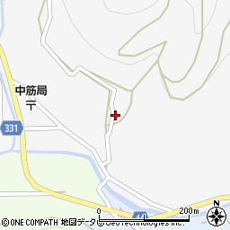 愛媛県西予市野村町高瀬824周辺の地図