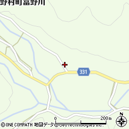 愛媛県西予市野村町富野川450周辺の地図