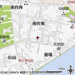 大分県杵築市南杵築南台東210-2周辺の地図