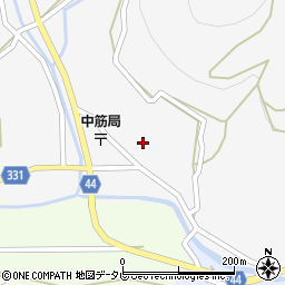 愛媛県西予市野村町高瀬803周辺の地図