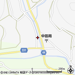 愛媛県西予市野村町高瀬4105周辺の地図