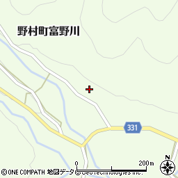 愛媛県西予市野村町富野川460周辺の地図