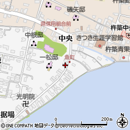 大分県杵築市南杵築17周辺の地図