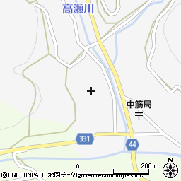愛媛県西予市野村町高瀬4089周辺の地図
