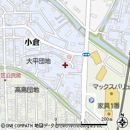 佐賀県三養基郡基山町小倉395-12周辺の地図